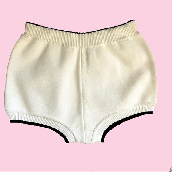 Seek The Label Knit Mini Hot Shorts - Picture 2 of 6